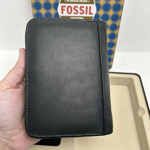 New fossil Phone Case Palm Pilot Case Set Vintage Y2K 100% Leather Rare - Picture 6 of 8